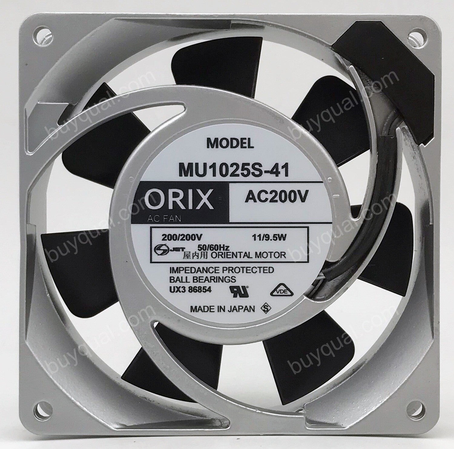 ORIX MU1025S-41 AC 200V 11/9.5W Cooling Fan ORIX MU1025S-41 AC 200V 11/9.5W Cooling Fan